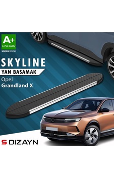 S-dizayn Opel Grandland 2 Hybrid Benzinli Skyline Krom Yan Basamak 193 Cm 2024 Üzeri A+ Kalite