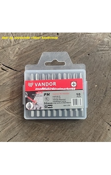 Vnd Ph3 Sac Vida Sıkma Ucu Ph3 Bits Uç 50mm Cobalt Çelik Uç 10pcs Germany Matkap Ucu