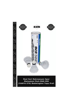 Özel Seri Rekreasyon Spor Malzemesi Park Bad-500 Yanyu-370 Badmington Topu Prof. Özel Seri Rekreasyon Spor Malzemesi Park Bad-500 Yanyu-370 Badmington Topu Prof.