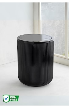 Nandy Home 4,5 Lt Yuvarlak Çöp Kovası, Banyo, Mutfak Çöp Kutusu Siyah