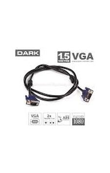 Dark 1.5Mt Vga Kablosu Erkek-ErkekDk Cb Vga150 Dark 1.5Mt Vga Kablosu Erkek-ErkekDk Cb Vga150