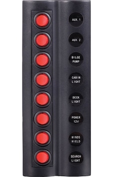 Bfy 8'Li Switch Işıklı Ve Otomatik Sigortalı Panel Bfy 8'Li Switch Işıklı Ve Otomatik Sigortalı Panel
