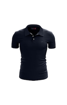 Raru Pamuk Büyük Beden Polo T-shirt Ingens Lacivert Lacivert Raru Pamuk Büyük Beden Polo T-shirt Ingens Lacivert Lacivert