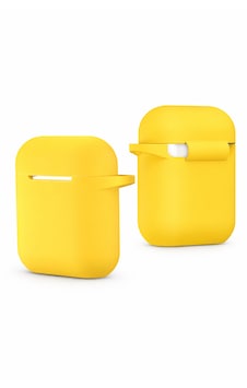 Apple Uyumlu AirPods Silikon Kılıf 1 Ve 2 Nesil Koruma Kılıf Açık Sarı Apple Uyumlu AirPods Silikon Kılıf 1 Ve 2 Nesil Koruma Kılıf Açık Sarı