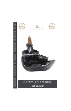 Tütsülük İthal Seramik Geri Akışlı Dekoratif Şık Hediyelik Aromatik Oda Kokusu Biblo 10 12 Cm Tütsülük İthal Seramik Geri Akışlı Dekoratif Şık Hediyelik Aromatik Oda Kokusu Biblo 10 12 Cm