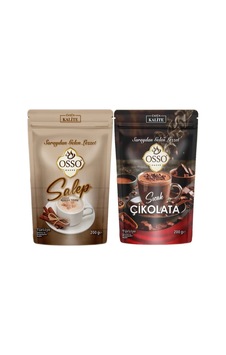 Osso Salep Ve Sıcak Çikolata 2'li Set 2x200 Gr 200 G Osso Salep Ve Sıcak Çikolata 2'li Set 2x200 Gr 200 G