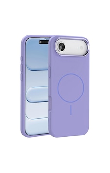Apple Uyumlu iPad iPhone 17 Air Kılıf M-safe Şarj Özellikli Metal Kamera Çerçeveli Zore Edi Silikon Kapak Lila Apple Uyumlu iPad iPhone 17 Air Kılıf M-safe Şarj Özellikli Metal Kamera Çerçeveli Zore Edi Silikon Kapak Lila
