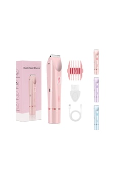 Yagerod Kadınlar İçin Pelvora Tıraş Makinesi 5'i Bir Arada, Elektrikli Tıraş Makinesi, Usb Şarj İstasyonlu, Ipx7 Su Geçirmez, Vücut, Koltuk Altları, Bikini, Kaşlar Ve Burun İçin Pembe