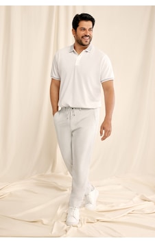 Ac&Co / Altınyıldız Classics 4A4820200047BYZXL Düğmeli Polo Yaka Cepsiz Slim Fit Erkek Tişört - Beyaz
