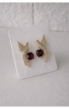 Çelik Gold Full Işıltılı Lila Kare Taş Anka Küpe -kararma Yapmaz Bordo Çelik Mor Çelik Gold Full Işıltılı Lila Kare Taş Anka Küpe -kararma Yapmaz Bordo Çelik Mor