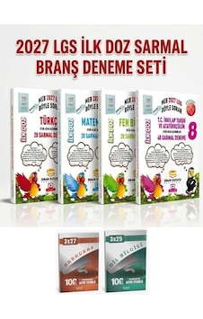 Sinan Kuzucu Yayınları 2027 8. Sınıf Lgs - Meb Böyle Sorar Sarmal Branş Deneme Seti İlk Doz Sinan Kuzucu Yayınları 2027 8. Sınıf Lgs - Meb Böyle Sorar Sarmal Branş Deneme Seti İlk Doz