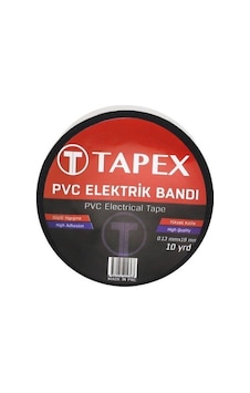 Tapex Elektrik Siyah 10 Adet