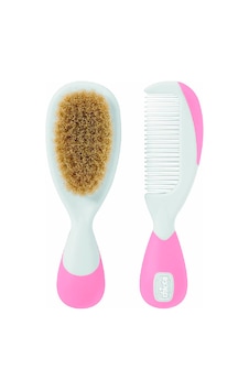 Chicco Tarak Ve Fırça Seti Pembe-1017 Chicco Tarak Ve Fırça Seti Pembe-1017