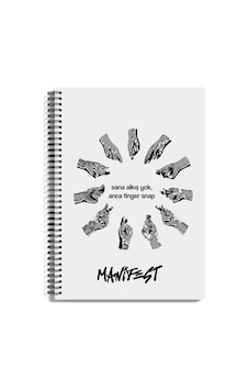 Manifest Defter A4 Spiralli 80 Yaprak Pp Kapak Çizgili Model 8 Çok Renkli Manifest Defter A4 Spiralli 80 Yaprak Pp Kapak Çizgili Model 8 Çok Renkli