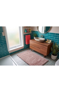 Tavşan Tüyü Kahverengi Düz Peluş Yumuşak Kaymaz Tpr Tabanlı Banyo Paspas Tavşan Tüyü Kahverengi Düz Peluş Yumuşak Kaymaz Tpr Tabanlı Banyo Paspas