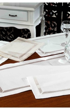 Nazik Home Lotus Krem Amerikan Servis+Runner