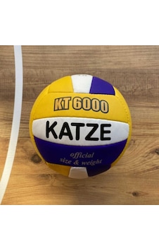 Katze Voleybol Topu Mavi - Beyaz