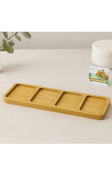 4 Bölmeli Dikdörtgen Bambu Servis Tepsisi 32. 8x10x1. 4 Cm 4 Bölmeli Dikdörtgen Bambu Servis Tepsisi 32. 8x10x1. 4 Cm