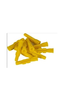 Roket Dübel Plastik Sarı 100 Adet 8mm Roket Dübel Plastik Sarı 100 Adet 8mm