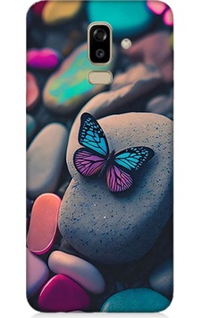 Samsung Galaxy J8 Uyumlu Renkli Taş Desenli Silikon Kılıf Samsung Galaxy J8 Uyumlu Renkli Taş Desenli Silikon Kılıf