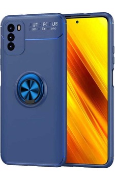Xiaomi Poco M3 Kılıf Zore Ravel Silikon Kapak Mavi Xiaomi Poco M3 Kılıf Zore Ravel Silikon Kapak Mavi