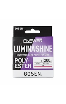 Gosen Answer Lumina Shine Polyester Misina Pınk - 0.074mm-200mt-1.1lb Gosen Answer Lumina Shine Polyester Misina Pınk - 0.074mm-200mt-1.1lb