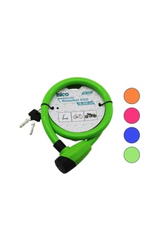 Anahtarlı Kalın Motor - Bisiklet Kilit Çelik Tel Renkli Kılıf 18mmx100cm 5468 Çok Renkli Anahtarlı Kalın Motor - Bisiklet Kilit Çelik Tel Renkli Kılıf 18mmx100cm 5468 Çok Renkli