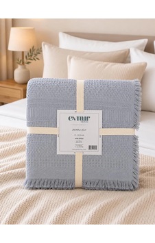 Evnur Home Jakarlı Joly Yatak Örtüsü Pike 240x260 Gri Evnur Home Jakarlı Joly Yatak Örtüsü Pike 240x260 Gri