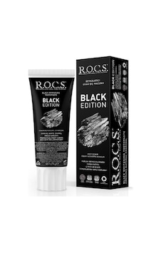 Rocs Black Edition Kömürle Beyazlatıcı Diş Macunu 60 ML