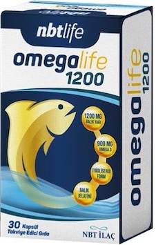 Nbt Life Omegalife 1200Mg 30 Kapsül Nbt Life Omegalife 1200Mg 30 Kapsül