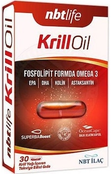 Nbtlife Krill Oil Fosfolipit Formda Omega 3 30 Kapsül
