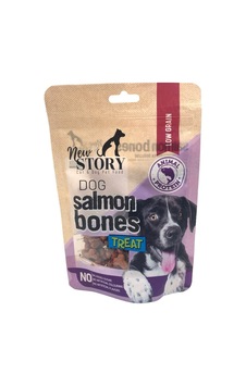 New Story Köpekler İçin Somonlu Atıştırmalık Salmon Bones 80 G