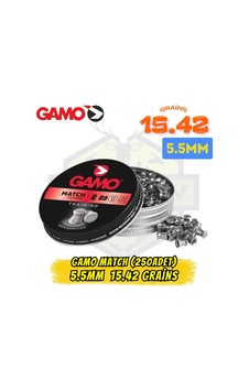 Gamo Match 5.5mm Havalı Outdoor Ekipman Saçması 250 Adet - 15 Çok Renkli