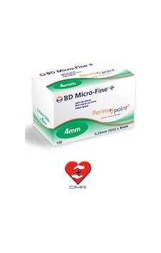 Bd Micro-Fine Plus 4 Mm 100 Adet İğne Ucu Bd Micro-Fine Plus 4 Mm 100 Adet İğne Ucu
