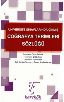 Karekök Coğrafya Terimleri Sözlüğü Karekök Coğrafya Terimleri Sözlüğü