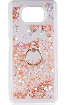 Xiaomi Poco X3 Kılıf Sıvılı Akışkanlı Desenli Simli Yüzüklü Silikon Kapak Milce Xiaomi Poco X3 Kılıf Sıvılı Akışkanlı Desenli Simli Yüzüklü Silikon Kapak Milce