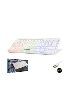 Hadron Hdx2608 Kablolu Oyuncu Mini Klavye Led Q Beyaz