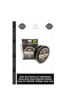 Özel Seri Balıkçı Av Malzemesi Koyu Renk Asso Mainline Master Carp Fc Coated 1000mt Carp Line 0.35 mm