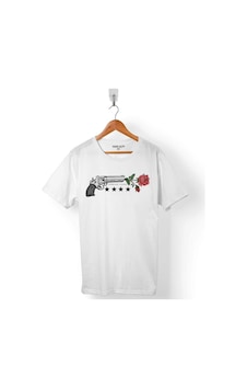 Guns N And Roses Gun Gül Ve Kan Silah Erkek Tişört (491762139)