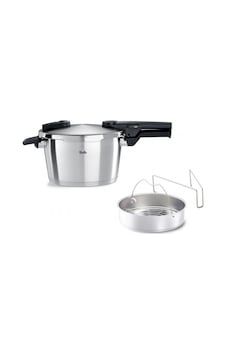 Fissler Vitaquick Premium Buhar Aparatlı 4.5 lt Düdüklü Tencere Fissler Vitaquick Premium Buhar Aparatlı 4.5 lt Düdüklü Tencere