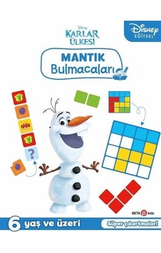 Disney Eğitsel Karlar Ülkesi Çıkartmalı Mantık Bulmacaları 6+Yaş- Beta Kids Disney Eğitsel Karlar Ülkesi Çıkartmalı Mantık Bulmacaları 6+Yaş- Beta Kids