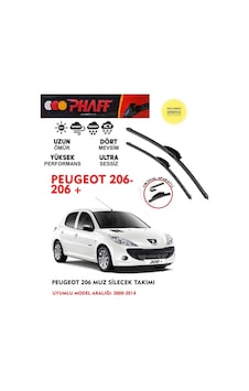 Pejo 206 Muz Silecek Takımı 2012 Model Araca Özel Aparat Pejo 206 Muz Silecek Takımı 2012 Model Araca Özel Aparat