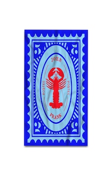 John Frank Unisex Plaj Havlusu Jfss23tw22-lobster Çok Renkli John Frank Unisex Plaj Havlusu Jfss23tw22-lobster Çok Renkli