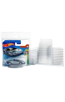 Hot Wheels Koruma Regular Koruma Kabı 10 Adet Şeffaf