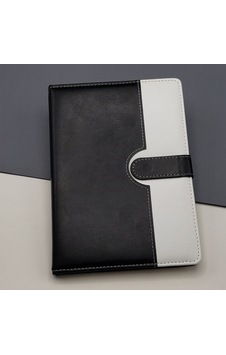 Çizgili Termo Deri Defter Siyah Çizgili Termo Deri Defter Siyah