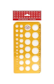 Hatas Daire Şablonu 1-36 Mm, Altın Sarısı Diğer Hatas Daire Şablonu 1-36 Mm, Altın Sarısı Diğer