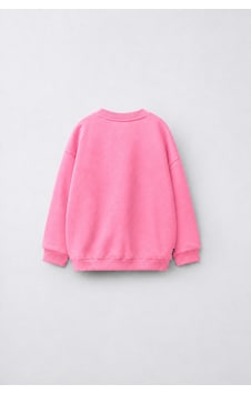 Fasardi Astro Bot Baskılı Oversize 3 İplik Şardonsuz Uzun Kollu Unisex Çocuk Sweatshirt Pembe Fasardi Astro Bot Baskılı Oversize 3 İplik Şardonsuz Uzun Kollu Unisex Çocuk Sweatshirt Pembe