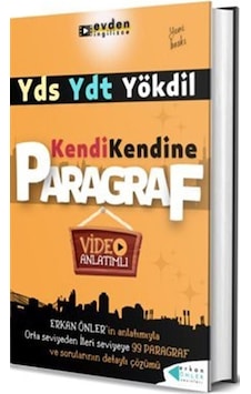 YDS YDT Yökdil Kendi Kendine Paragraf - Video Anlatımlı - Erkan Önler - Erkan Önler Yayınları