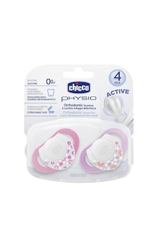 Chicco Emzik Physio Pembe Silikon 4M+ 2'li Pembe Chicco Emzik Physio Pembe Silikon 4M+ 2'li Pembe