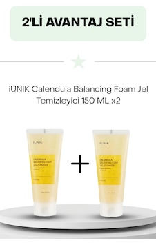 İunık Calendula Balancing Foam Jel Temizleyici 150 Ml İkili Set